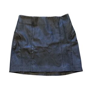 Stradivarius Dark Gray Mini Skirt